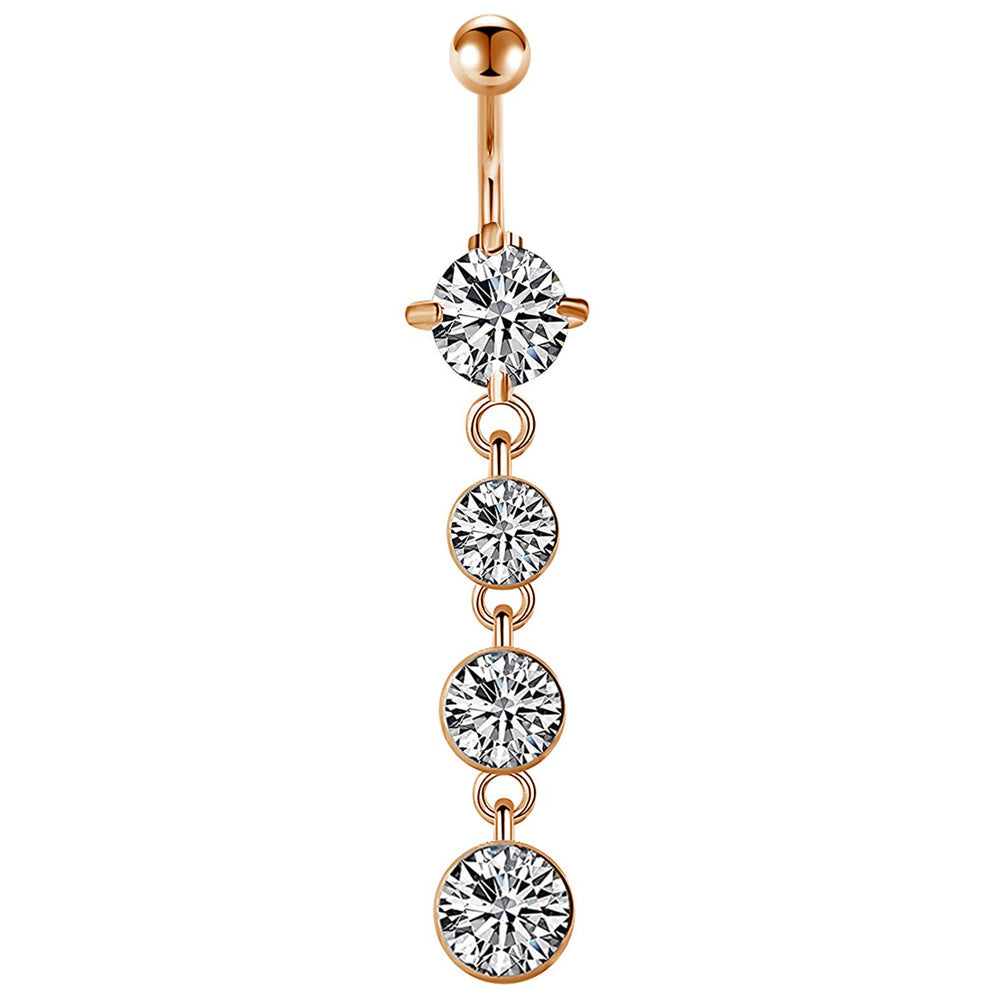Butterfly Navel Stud — Stainless Steel & Copper Belly Piercing Jewellery