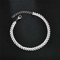 Double Layer Fishbone Anklet — Women’s Beach & Summer Foot Jewellery