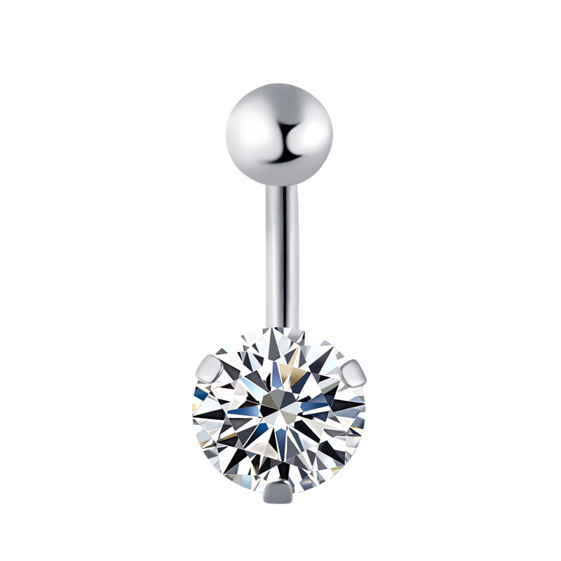 Belly Button Ring – Sparkling Navel Stud for Women