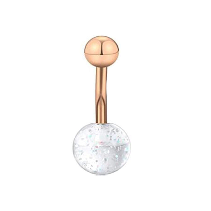Belly Button Ring – Sparkling Navel Stud for Women