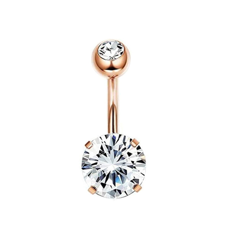 Belly Button Ring – Sparkling Navel Stud for Women
