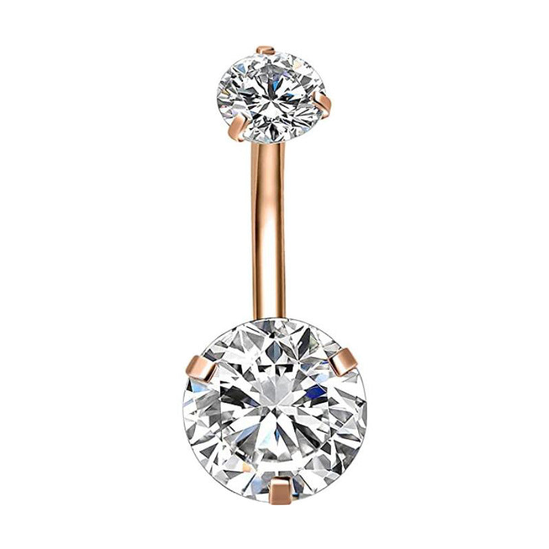 Belly Button Ring – Sparkling Navel Stud for Women