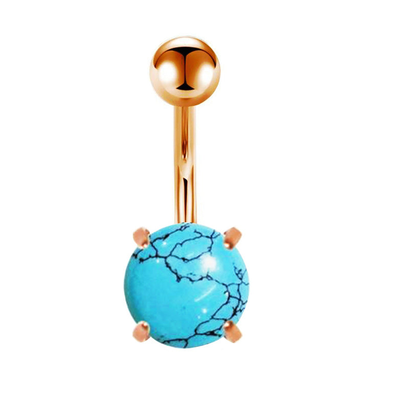 Belly Button Ring – Sparkling Navel Stud for Women