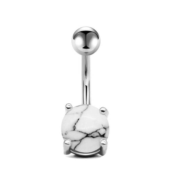 Belly Button Ring – Sparkling Navel Stud for Women