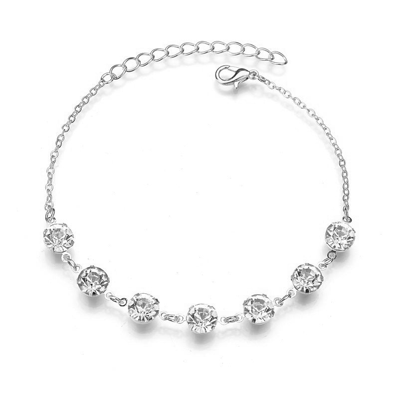 Double Layer Fishbone Anklet — Women’s Beach & Summer Foot Jewellery