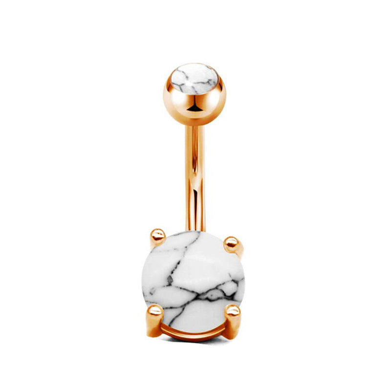 Belly Button Ring – Sparkling Navel Stud for Women
