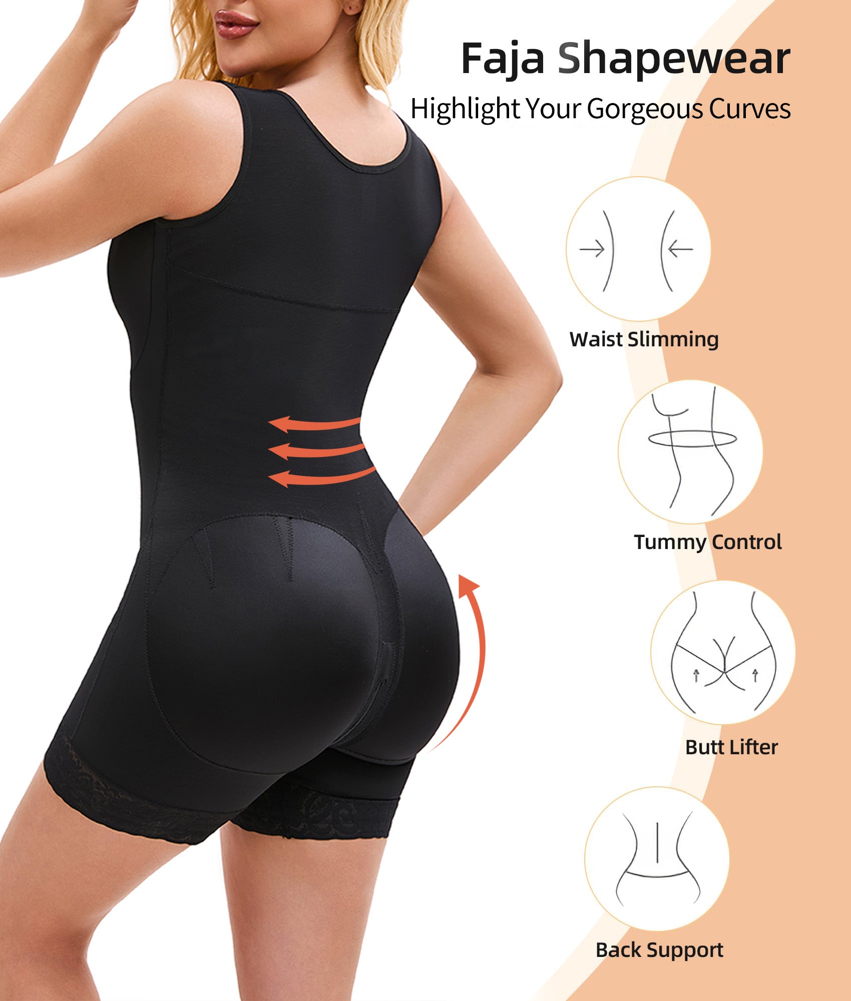 Colombian Tummy Control Full Body Shaper