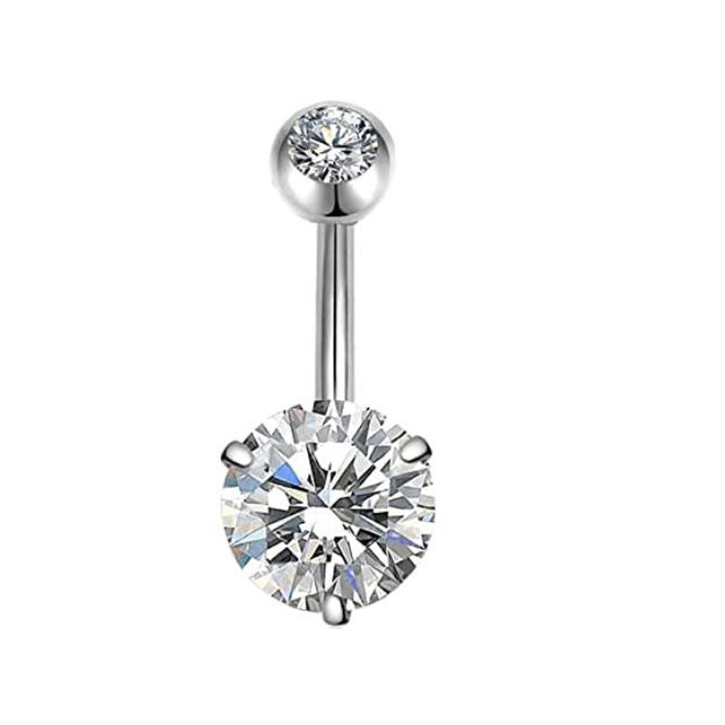 Belly Button Ring – Sparkling Navel Stud for Women