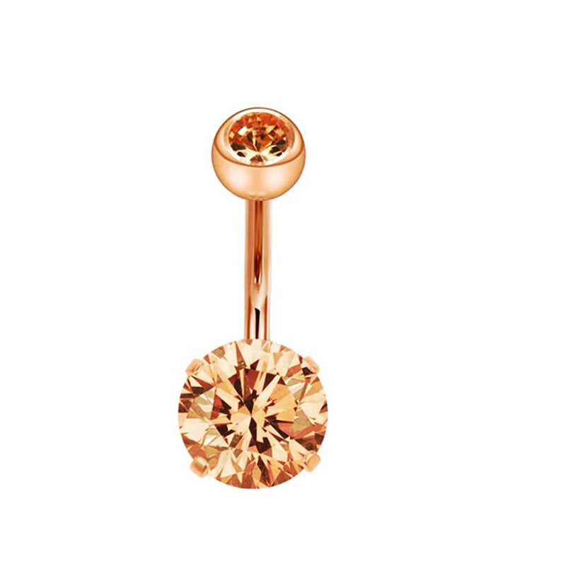 Belly Button Ring – Sparkling Navel Stud for Women