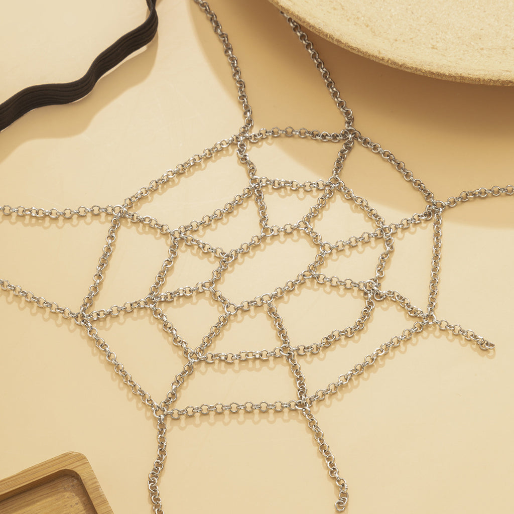 Geometric Body Chain — Minimalist Women’s Layered Jewellery