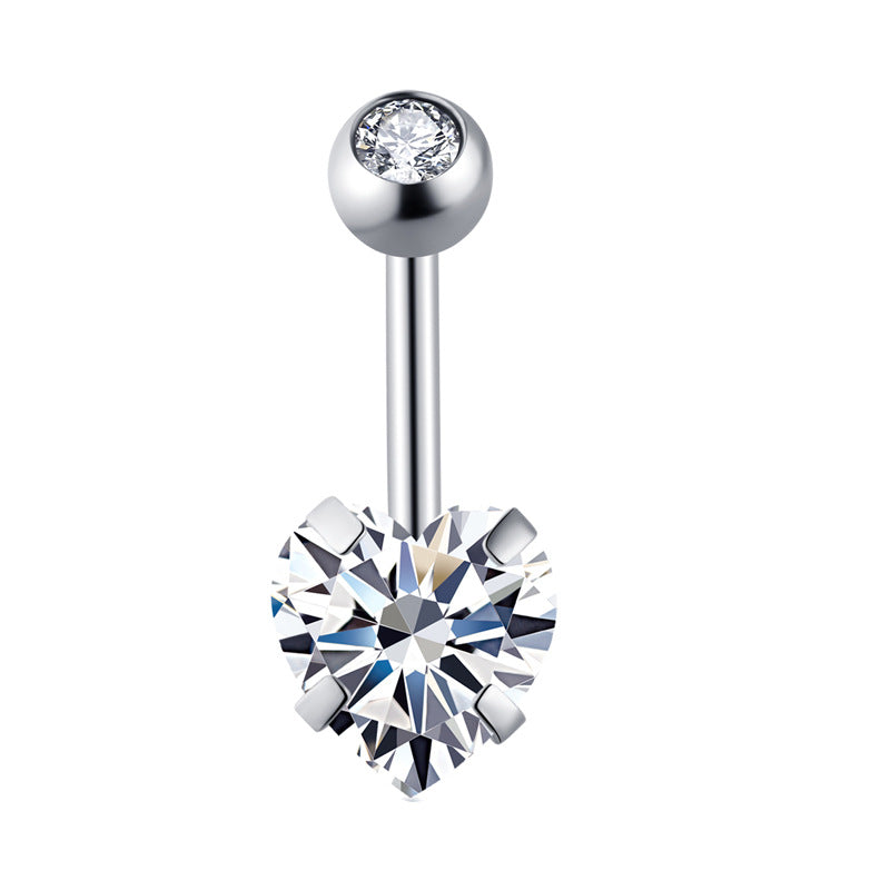 Belly Button Ring – Sparkling Navel Stud for Women