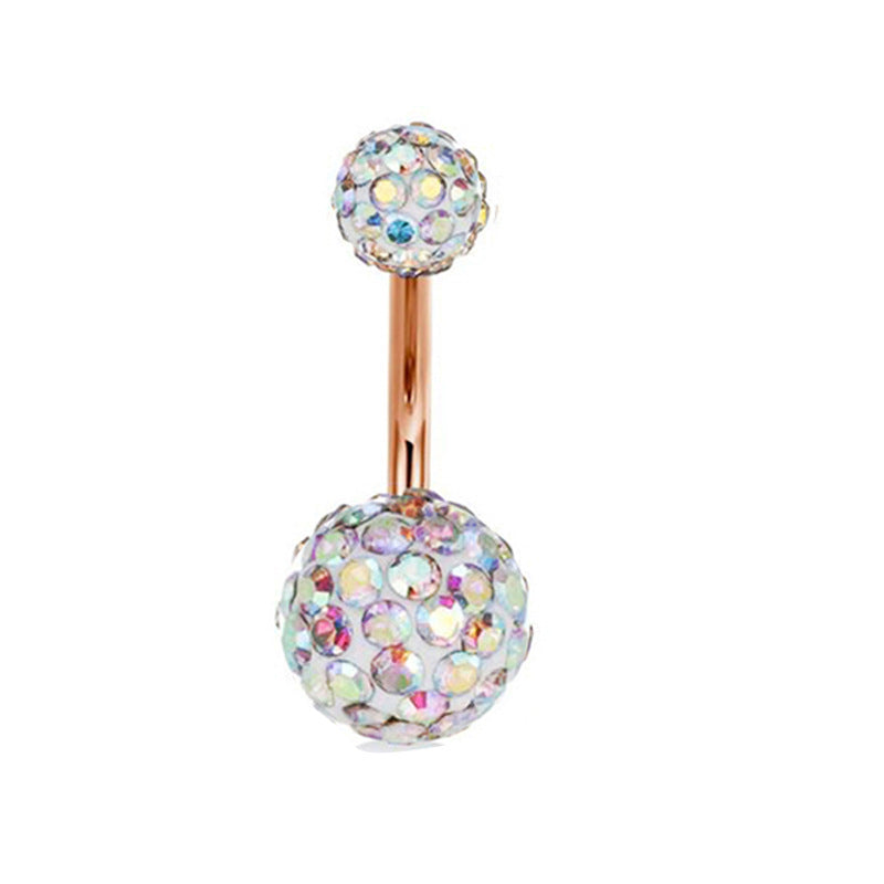 Belly Button Ring – Sparkling Navel Stud for Women