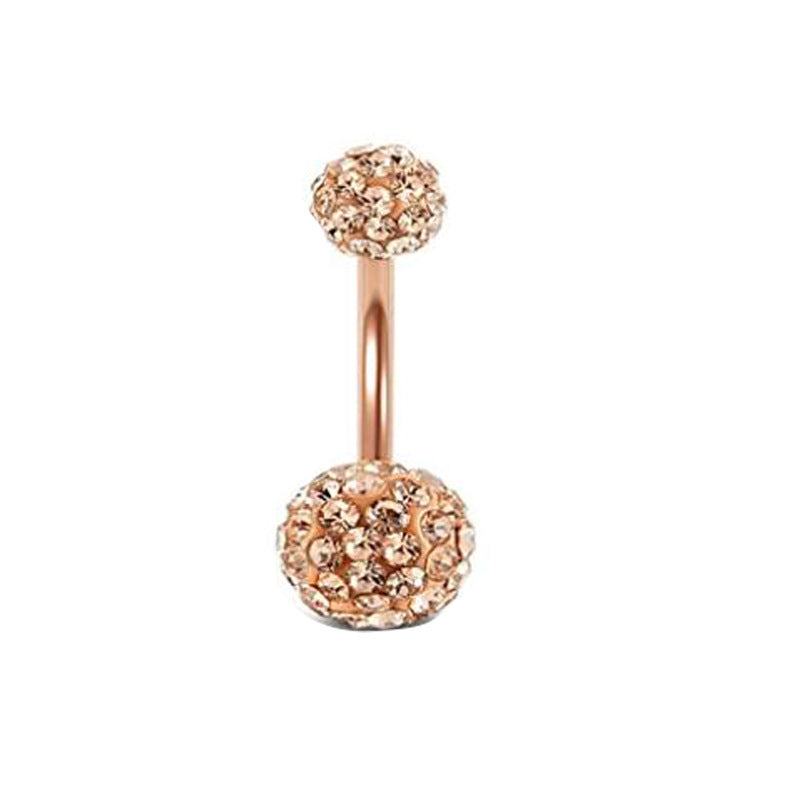 Belly Button Ring – Sparkling Navel Stud for Women
