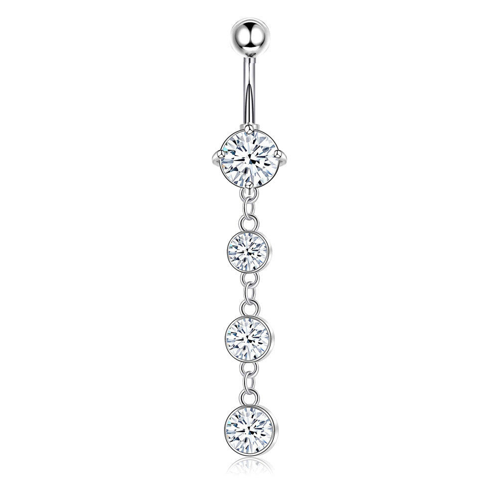Butterfly Navel Stud — Stainless Steel & Copper Belly Piercing Jewellery