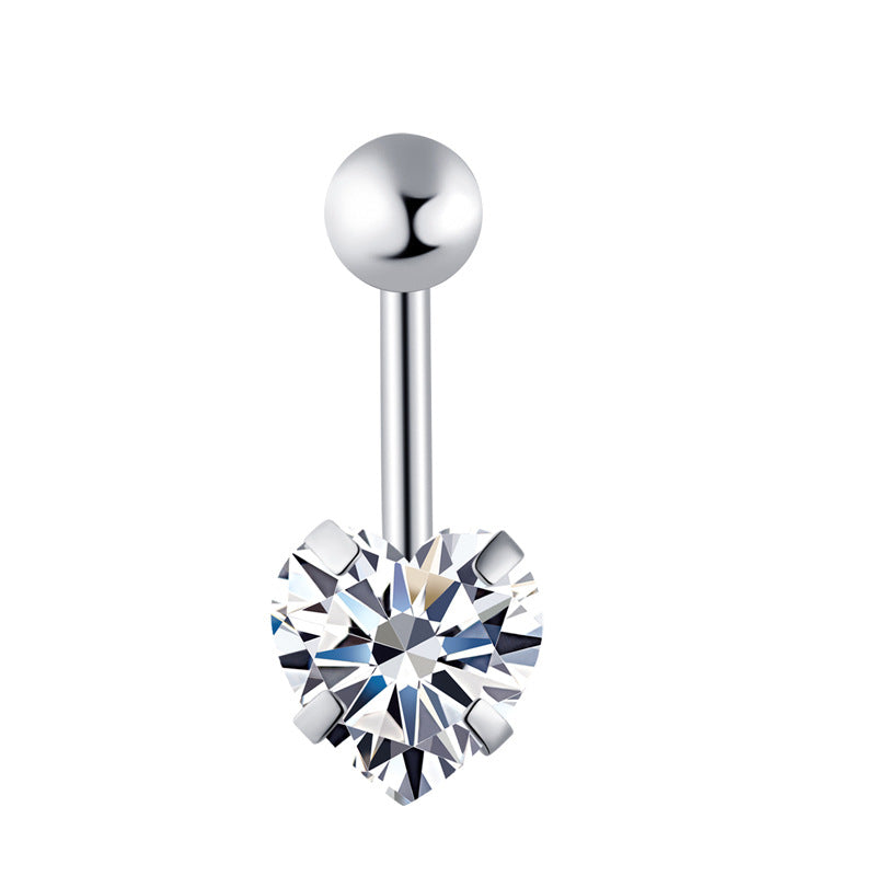 Belly Button Ring – Sparkling Navel Stud for Women