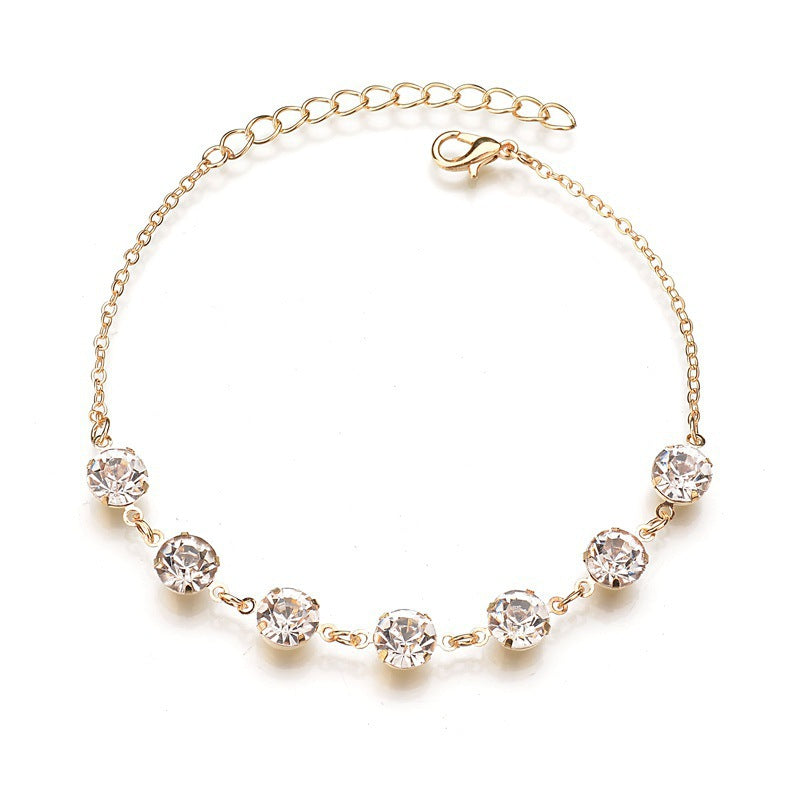 Double Layer Fishbone Anklet — Women’s Beach & Summer Foot Jewellery