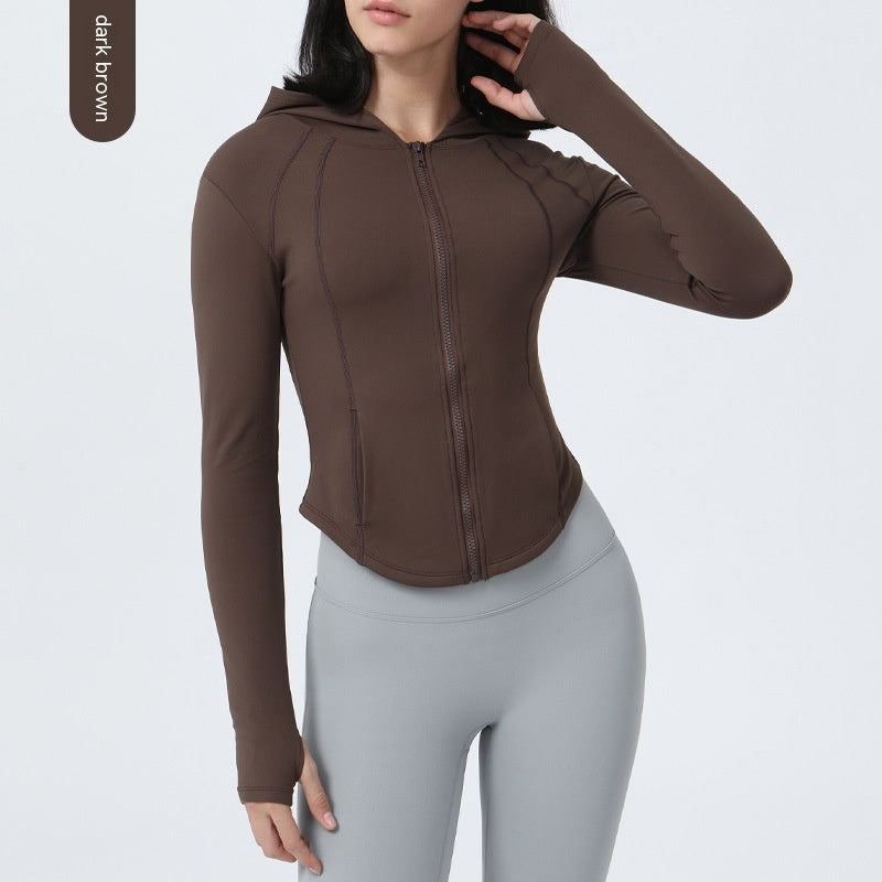 Women's Fleece-Lined Yoga Jacket